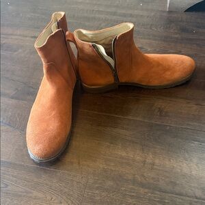 NWT Suede Topman zip up boot